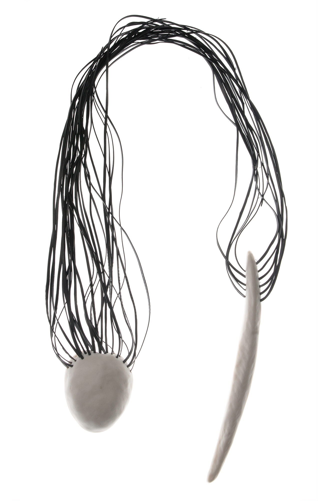 Maath's-feather-necklace-Immortalities-collection - design anna kiryakova